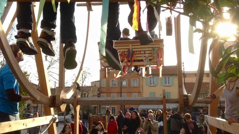 Six Fours les Plages, la première roue de Noël, 2013