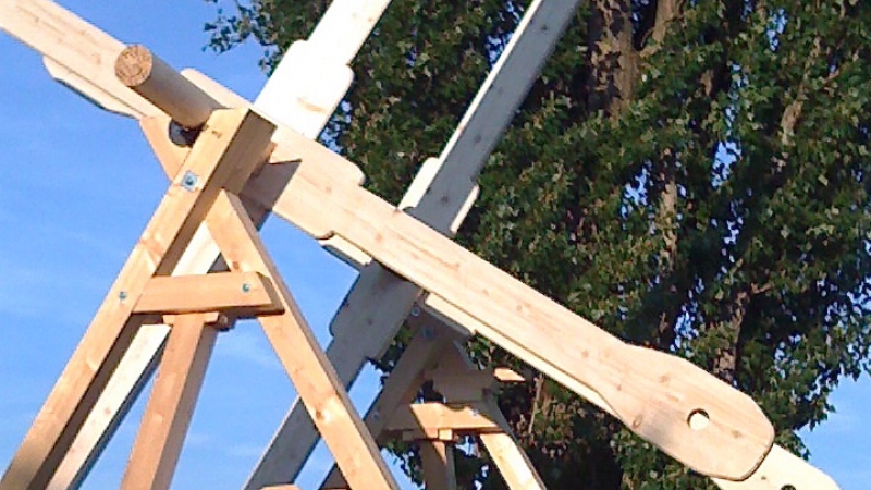 notre première Roue en chantier