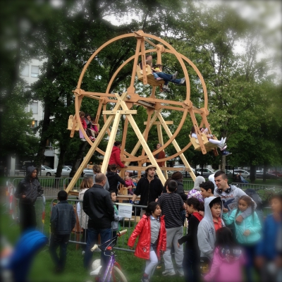 inaugurée à la Fête de Quartier des Acacias (GE) 2013